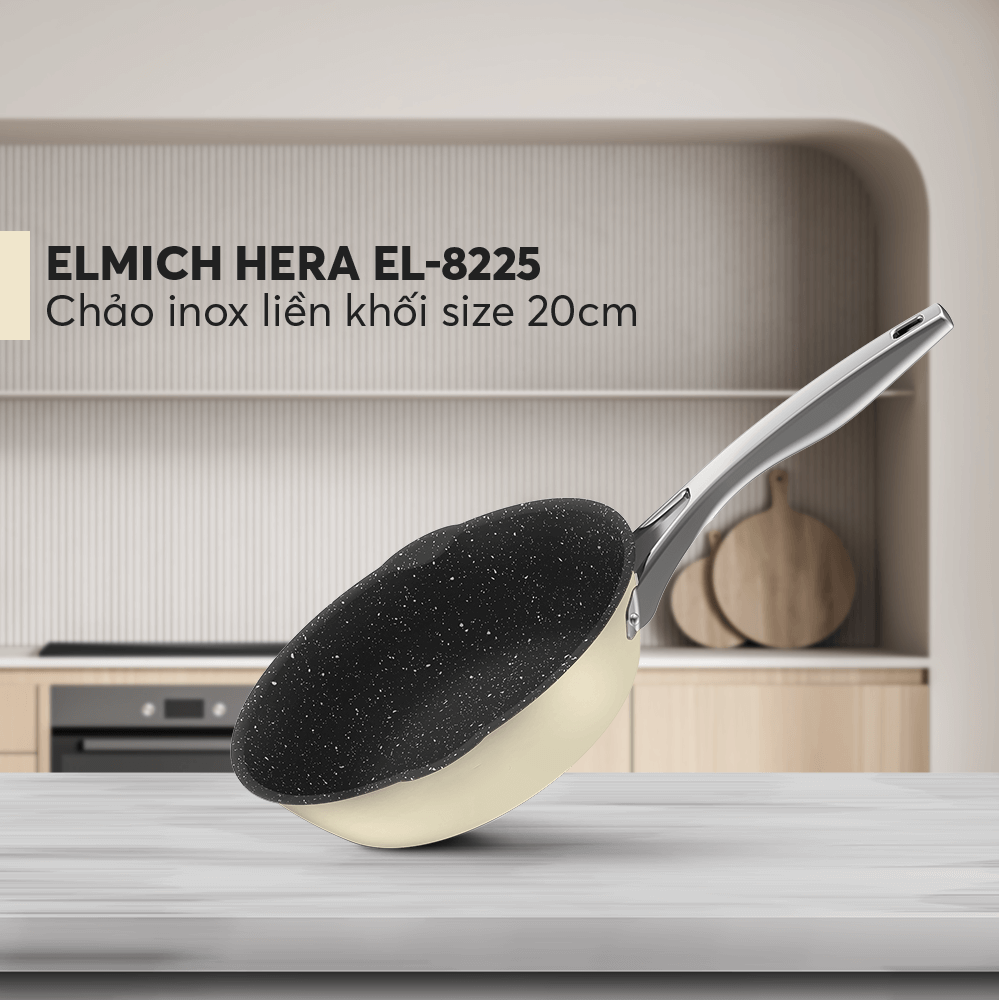 Chảo Inox liền khối Elmich Hera EL 8225 size 20cm