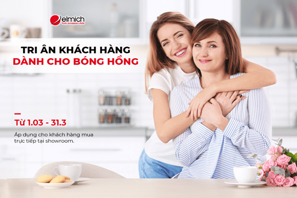 Showroom Elmich Hà Nội: Tuần lễ yêu thương giảm giá đặc biệt trong tháng 3