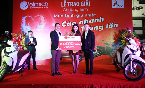 [24h.com.vn] 550 triệu trao tay khách hàng trúng giải Đặc biệt của Elmich.