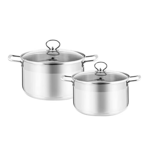 Bộ 02 nồi inox cao cấp Elmich EDA-058 , size 20cm,24cm