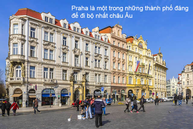 Praha là một trong những thành phố đáng đi bộ nhất châu Âu