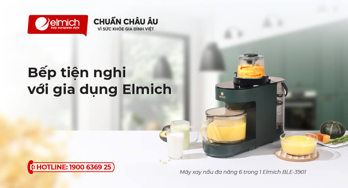 Hướng dẫn sử dụng máy xay nấu đa năng Elmich BLE-3901