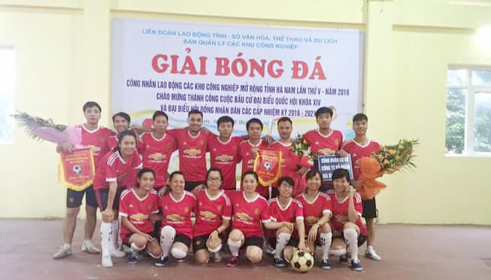 Elmich tham gia giải bóng đá công nhân lao động các khu công nghiệp tỉnh Hà Nam