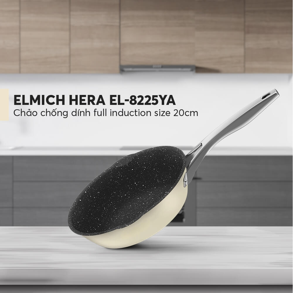 Chảo chống dính full induction Elmich Hera EL-8225YA size 20cm
