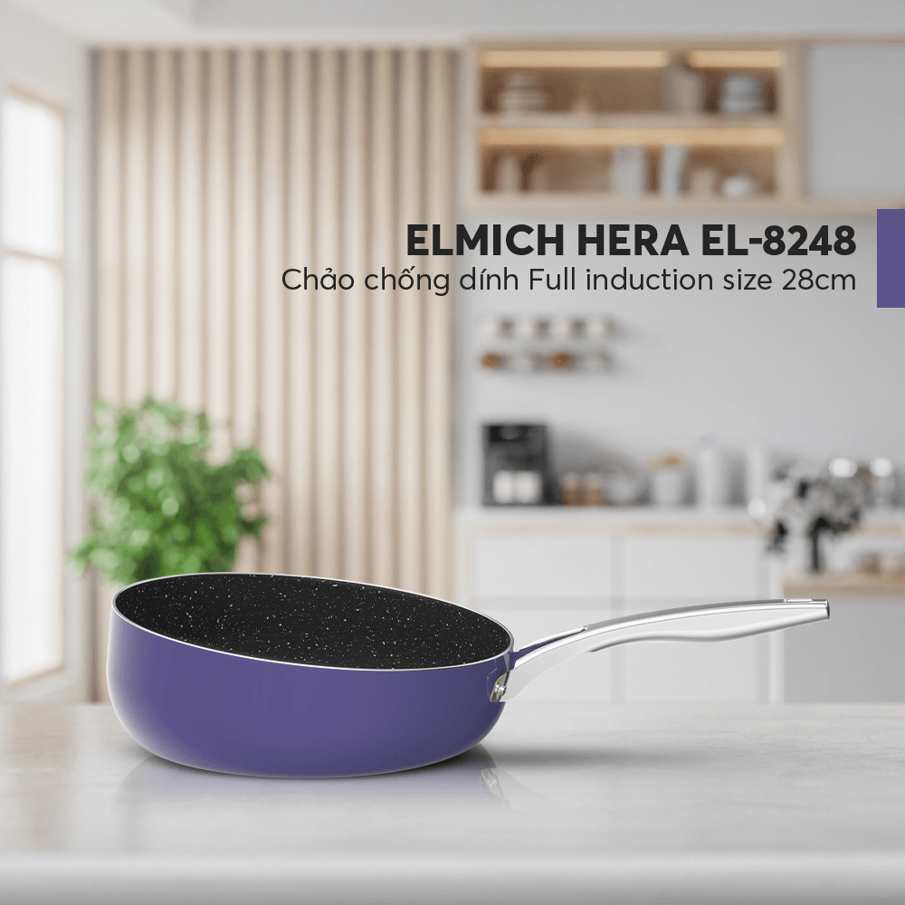 Chảo chống dính Full induction Elmich Hera EL8248 size 28cm