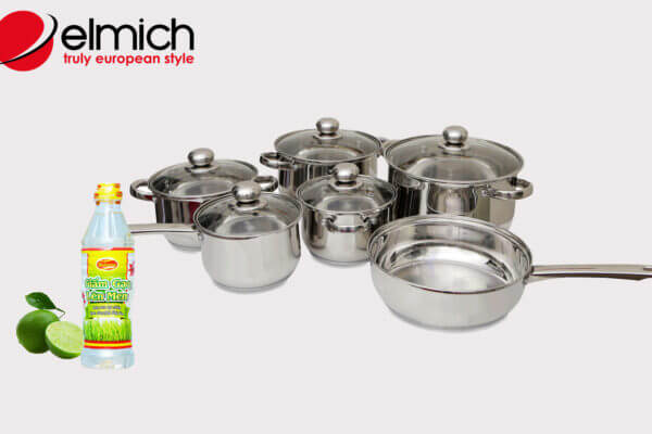 Giấm và chanh – bạn thân của nồi inox