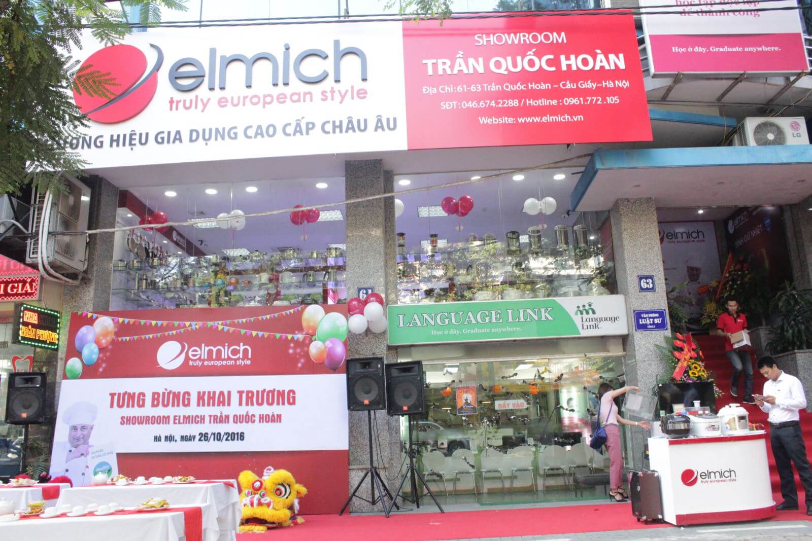 Elmich khai trương showroom Trần Quốc Hoàn tại Hà Nội