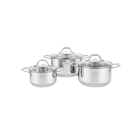 Bộ nồi Inox liền khối Elmich Trimax Cz EL-3833 size 16, 20, 22cm