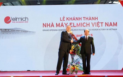 Lễ khánh thành nhà máy Elmich Việt Nam, tháng 8/2015