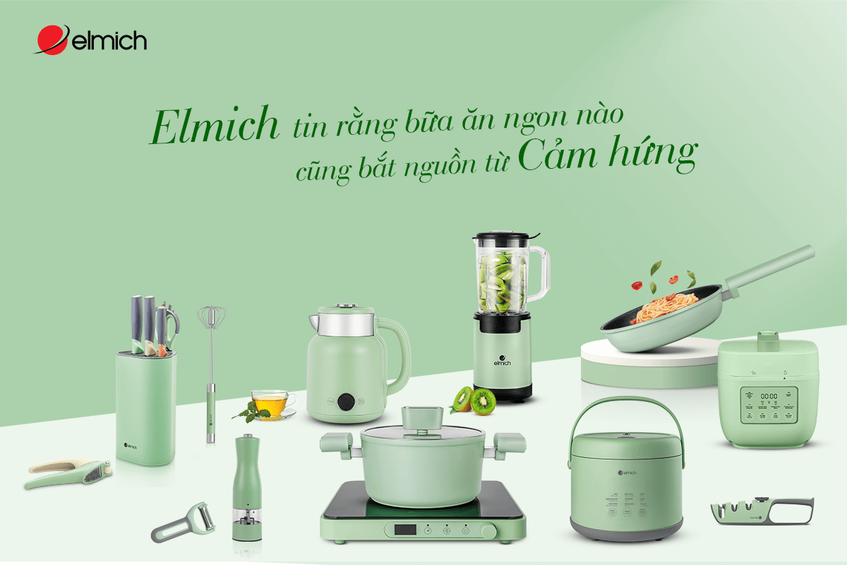 Elmich không ngừng sáng tạo để trở thành chuyên gia hàng đầu trong lĩnh vực thiết bị gia dụng với loạt sản phẩm đa dạng