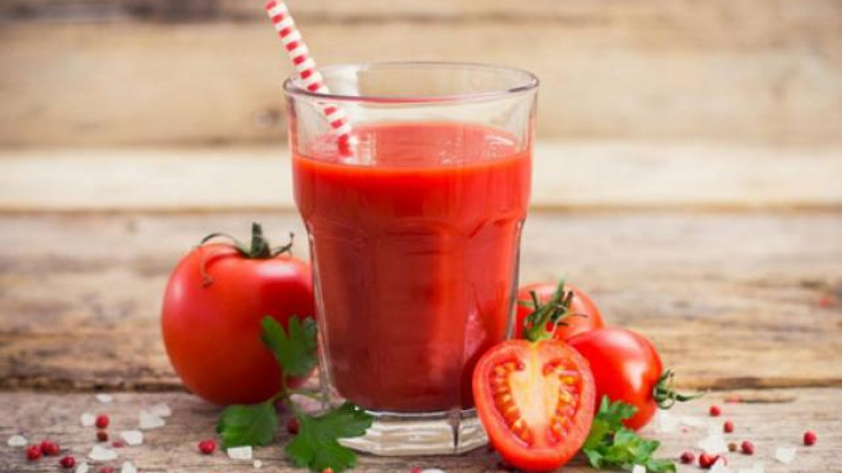 5 Cách làm nước ép cà chua giảm cân, đẹp da