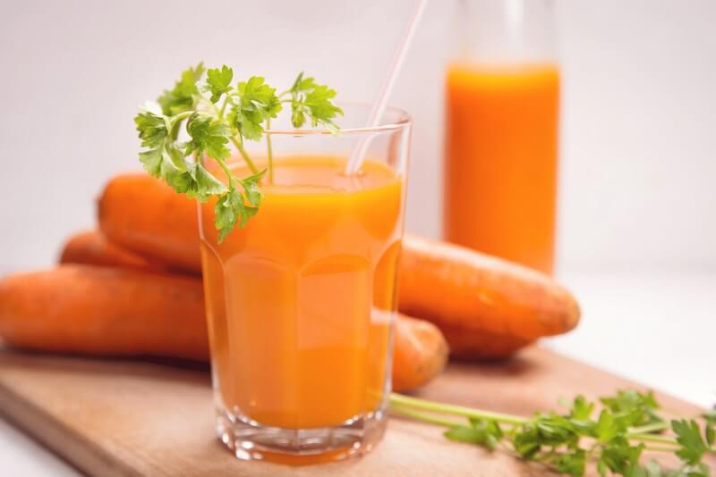 Nước ép từ cà rốt đặc biệt tốt cho chị em trong thời gian mang thai