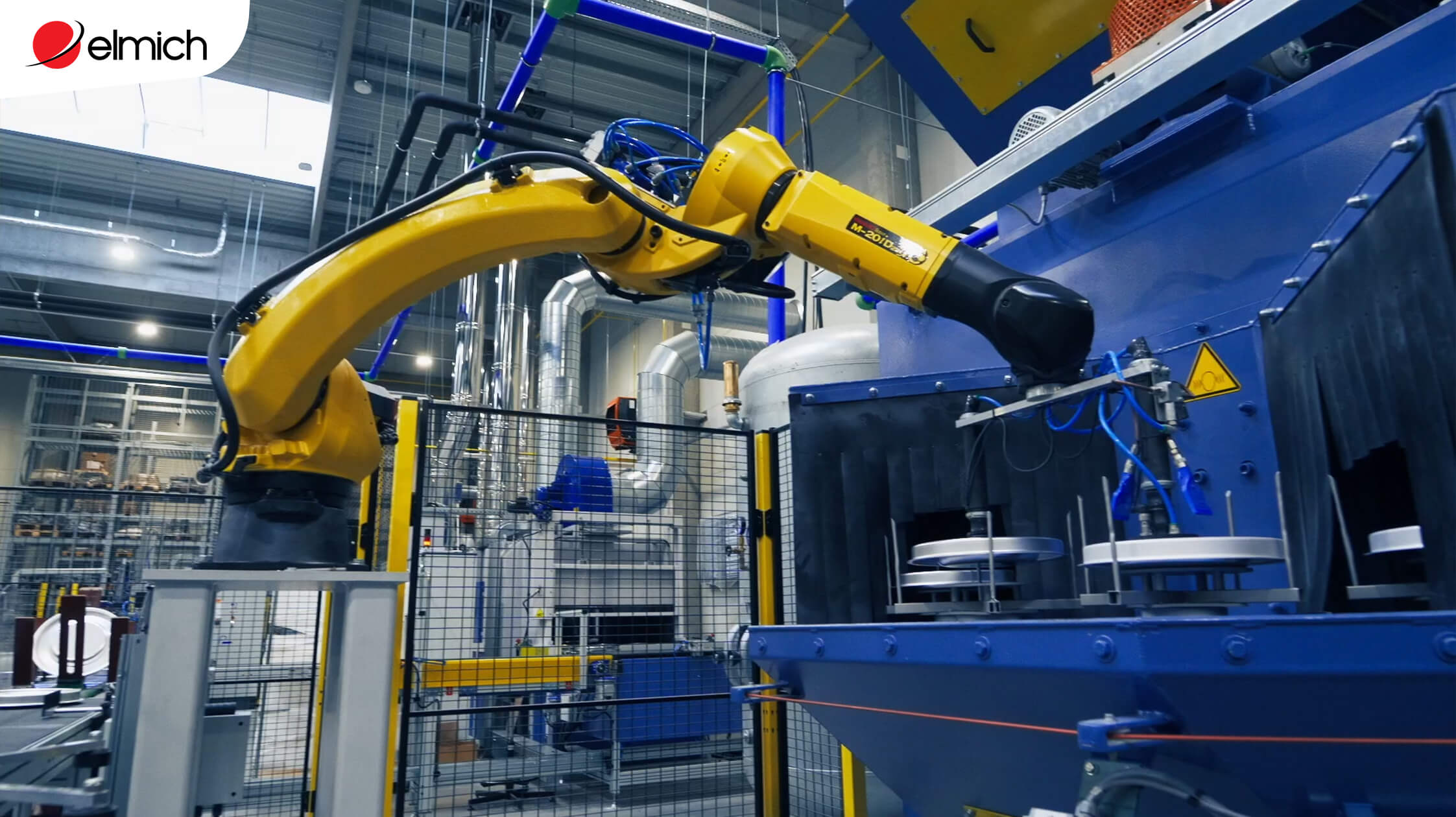 Hệ thống máy móc tự động hóa hiện đại bậc nhất thế giới tại nhà máy gia dụng thông minh thuộc Tập đoàn Elmich Châu Âu