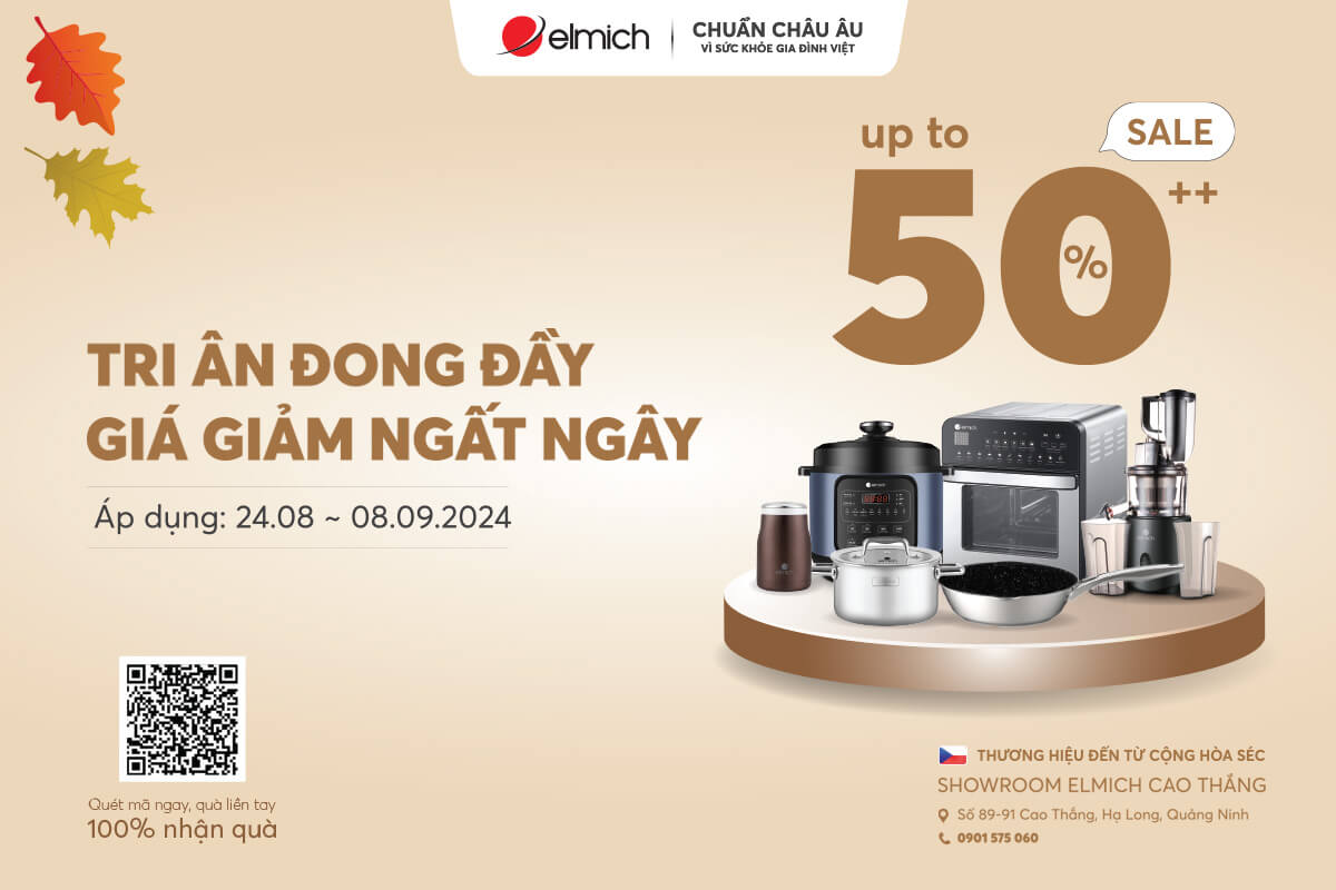 [Elmich x Showroom Cao Thắng] Tri ân đong đầy – giá giảm ngất ngây