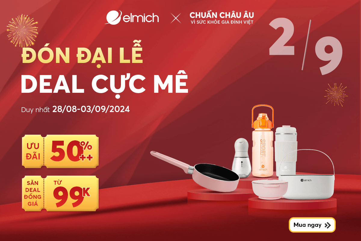 MỪNG QUỐC KHÁNH 2/9: ELMICH TUNG CHƯƠNG TRÌNH MUA HÀNG ĐỒNG GIÁ TRÊN TẤT CẢ CÁC KÊNH