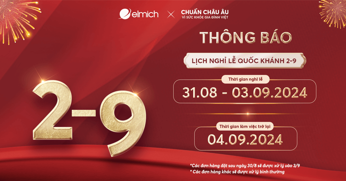 THÔNG BÁO LỊCH NGHỈ LỄ QUỐC KHÁNH 2-9