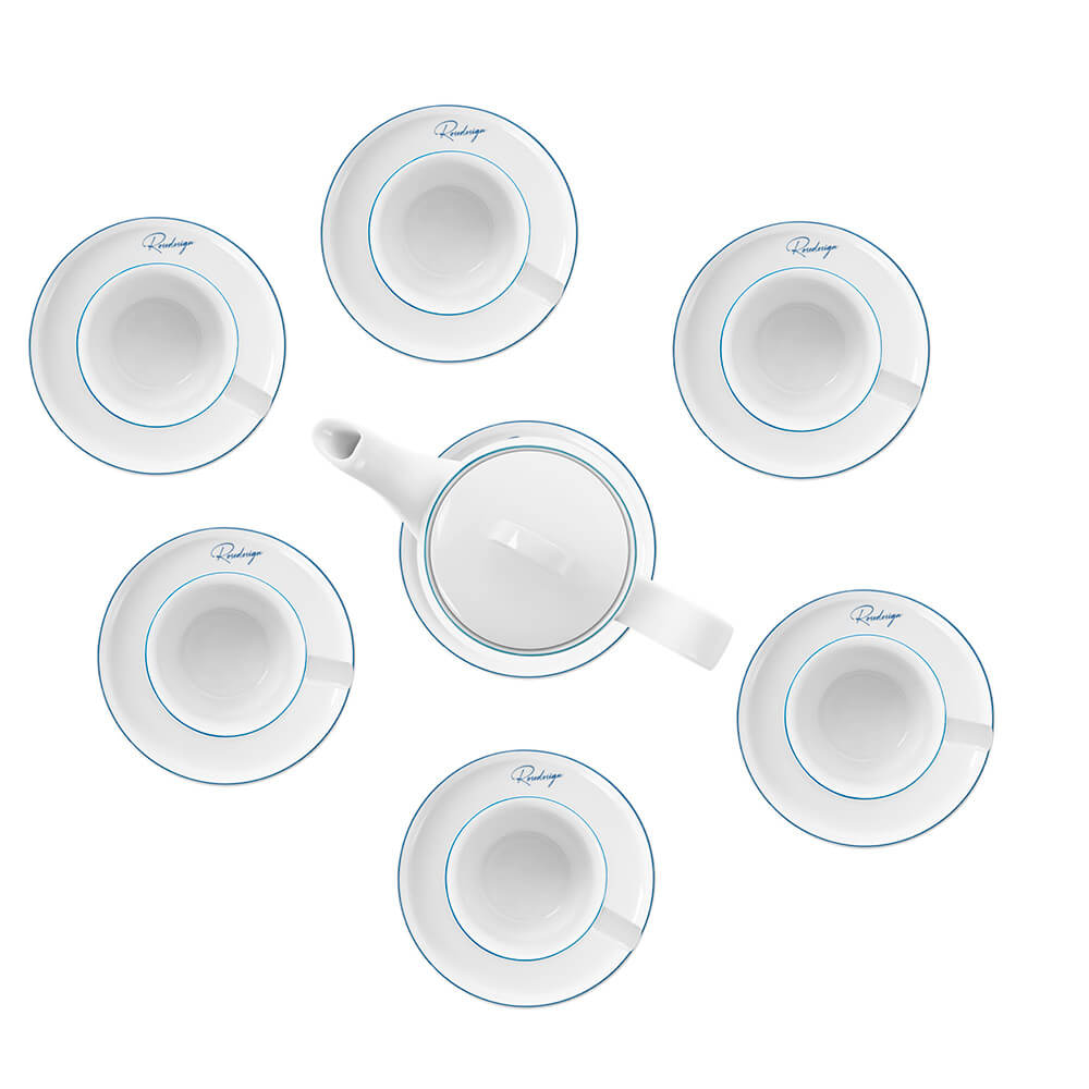 Bộ bình trà 1.2L bằng sứ Elmich RoseDesign EL-0216