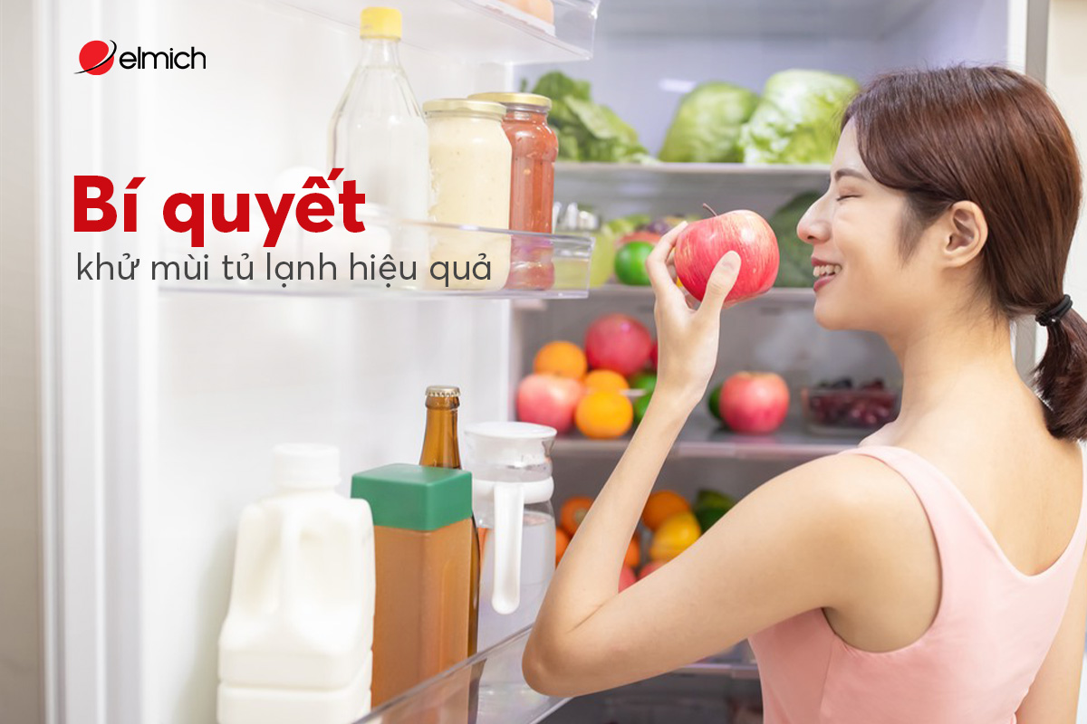 Bí quyết khử mùi tủ lạnh hiệu quả