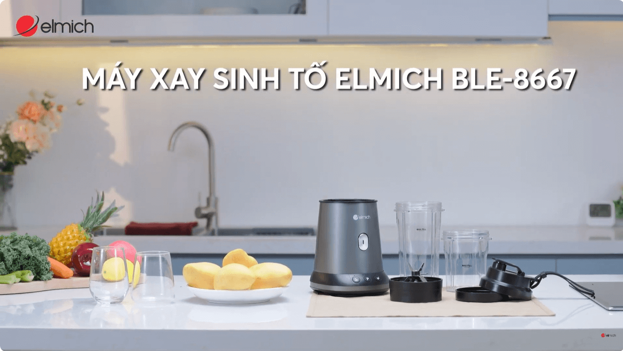 Hướng dẫn sử dụng Máy xay sinh tố Elmich BLE-8667