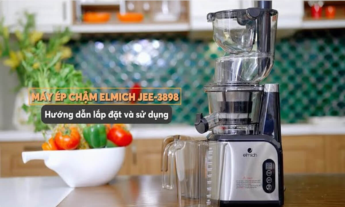 Hướng dẫn tháo lắp và sử dụng Máy ép trái cây Elmich JEE-3898