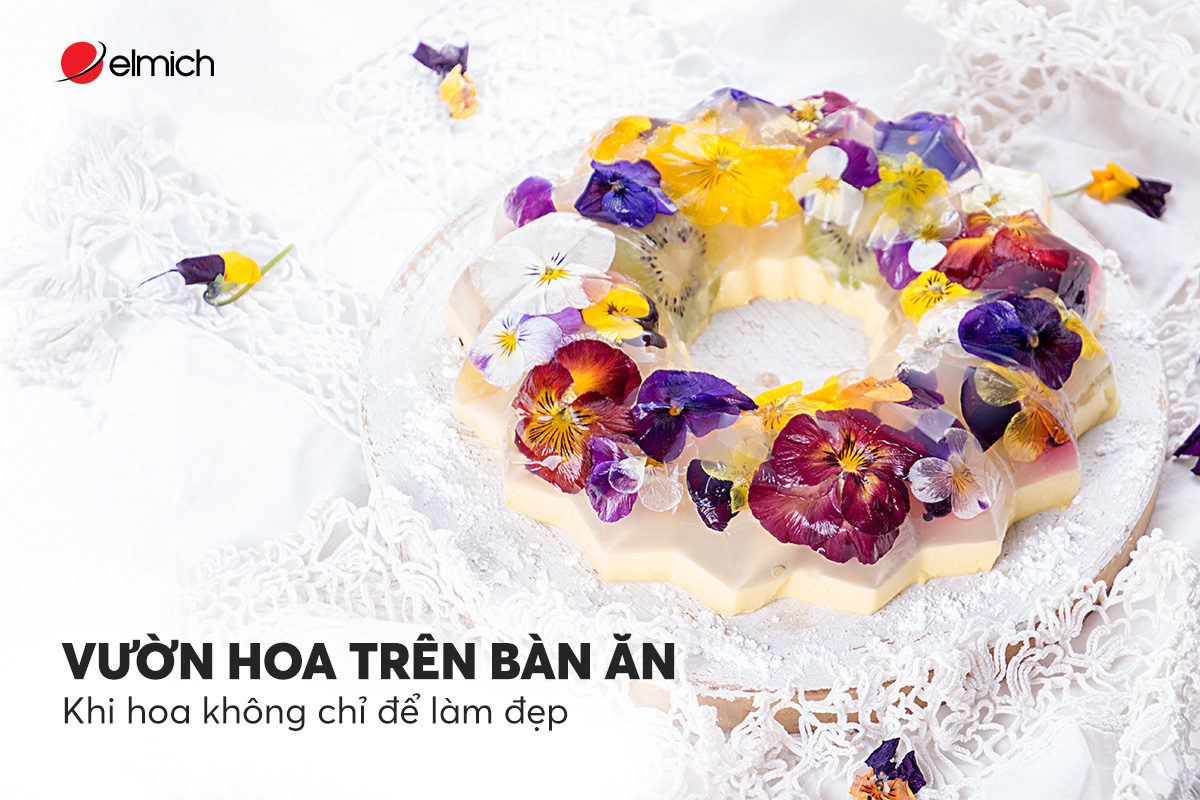 Vườn hoa trên bàn ăn – Khi hoa không chỉ để làm đẹp