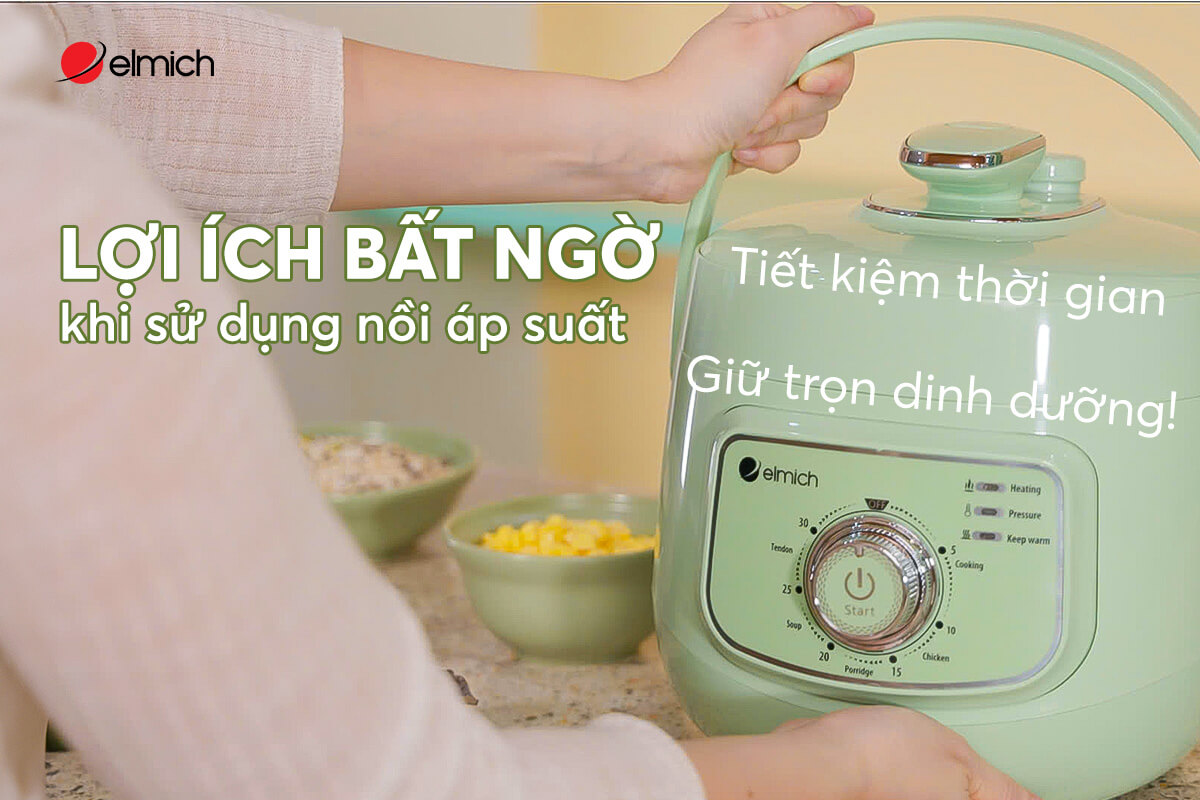 Lợi ích bất ngờ khi sử dụng Nồi áp suất: Tiết kiệm thời gian, giữ trọn dinh dưỡng!