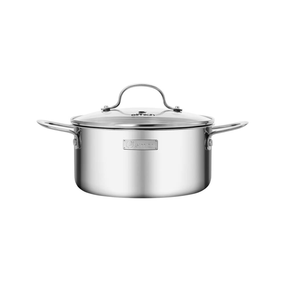 Nồi inox nguyên khối liền đáy Elmich EL-2531IN22 size 22cm