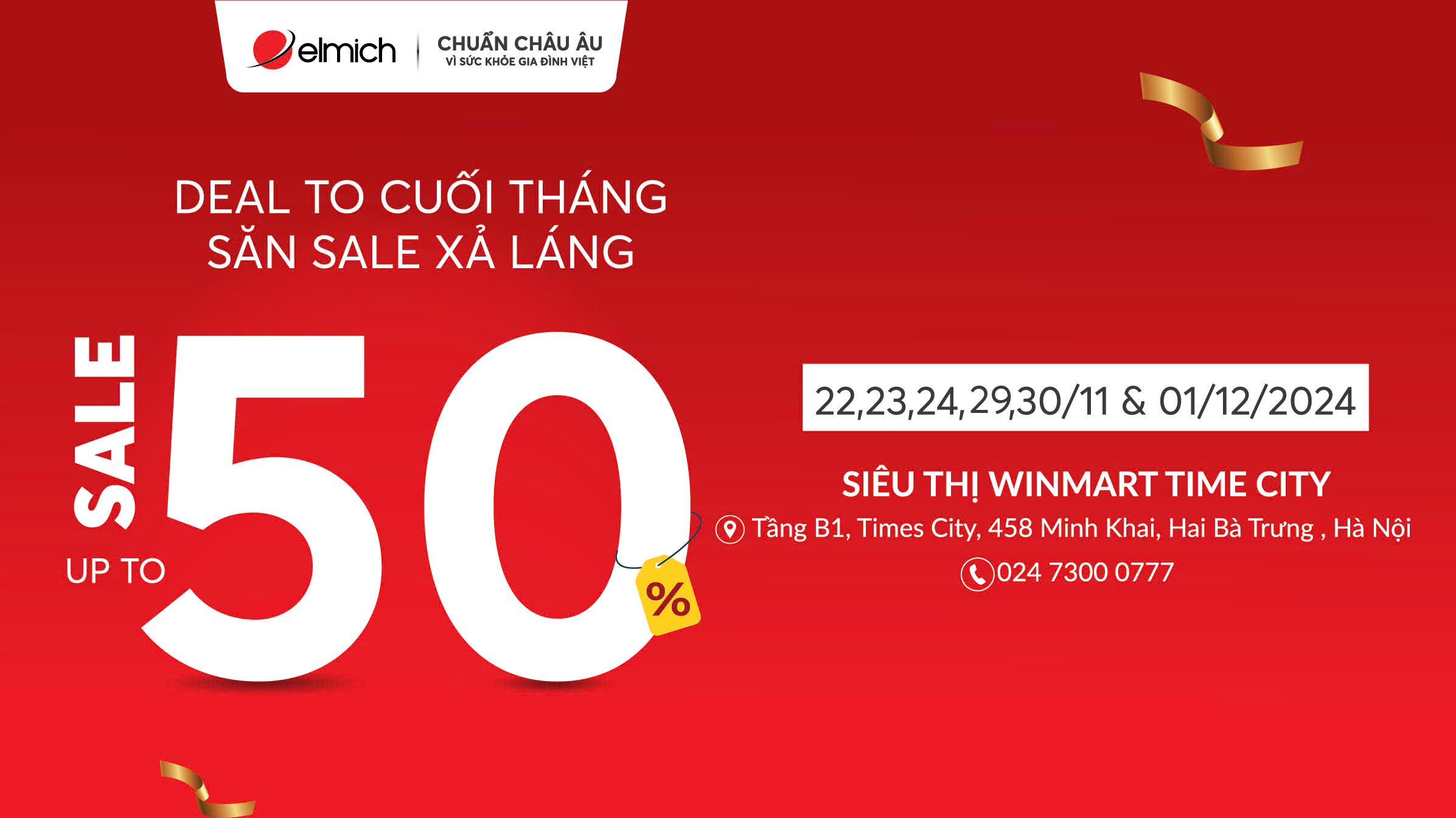 [Winmart Times City] Deal to cuối tháng – Săn sale xả láng