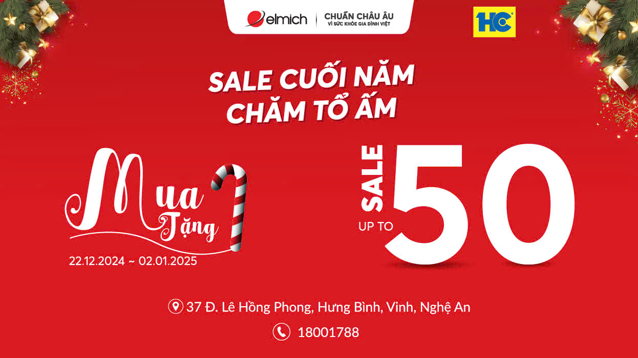 [ELMICH X HC NGHỆ AN] SALE CUỐI NĂM – CHĂM TỔ ẤM