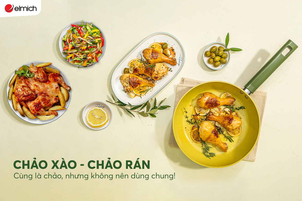 Chảo xào, chảo rán: Cùng là chảo, nhưng không thể dùng chung!