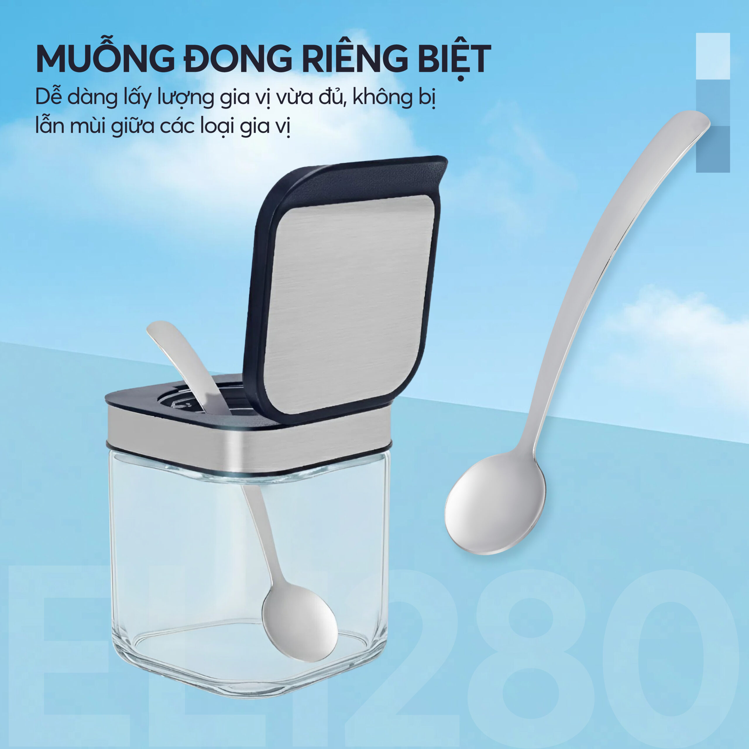 El1280 Lọ đựng Gia Vị 03