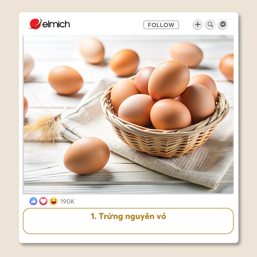 1. Trứng Nguyên Vỏ