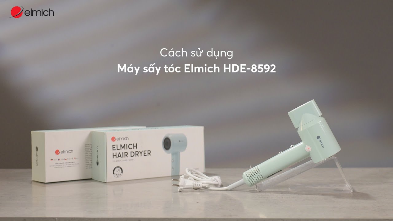 Hướng dẫn sử dụng Máy sấy tóc Elmich HDE8592