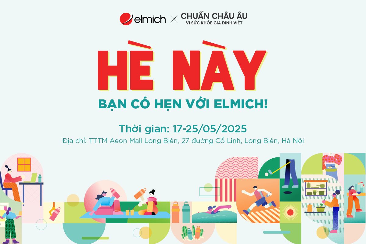 Tận hưởng mùa hè rực rỡ cùng sự kiện “Hè Elmich – Chill Chuẩn Gu” tại Aeon Mall Long Biên!