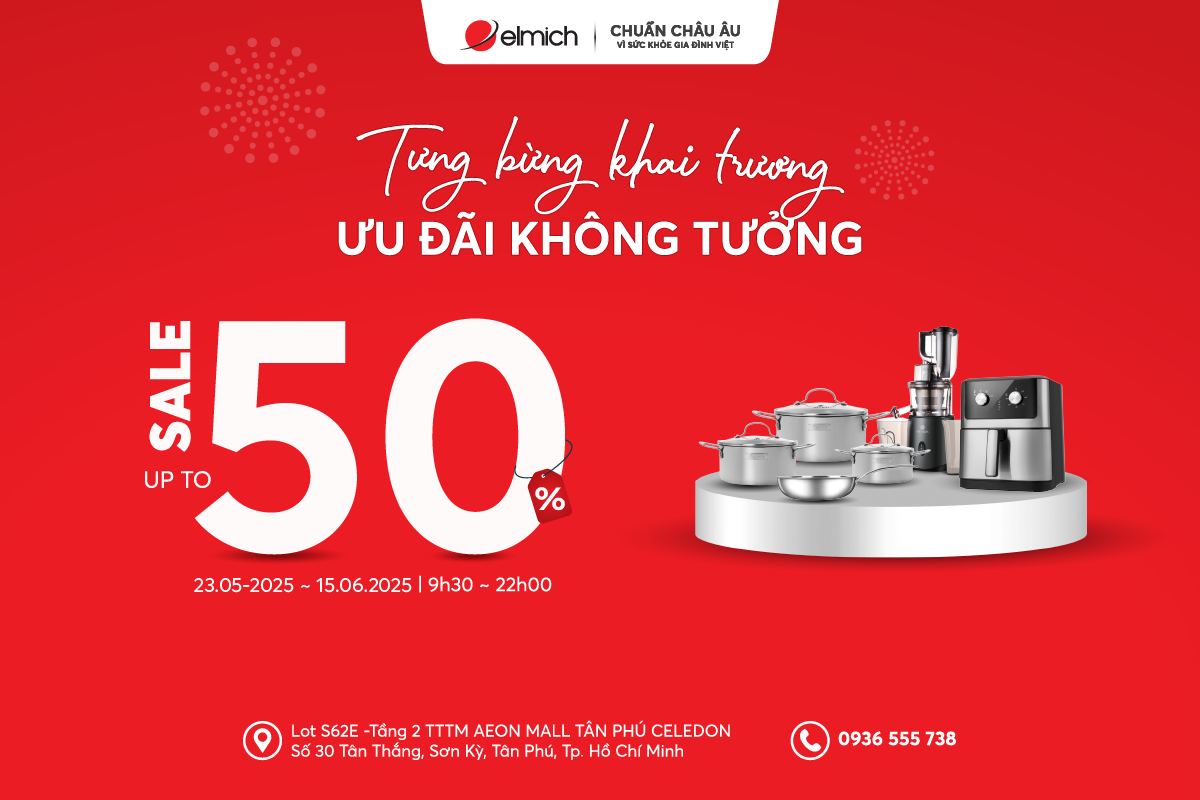 [ELMICH x AEON MALL TÂN PHÚ CELADON] Khai trương rộn ràng – Ngập tràn quà tặng