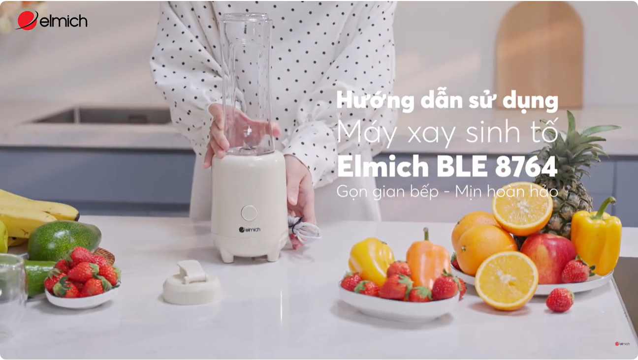 Hướng dẫn sử dụng Máy xay sinh tố Elmich BLE-8764