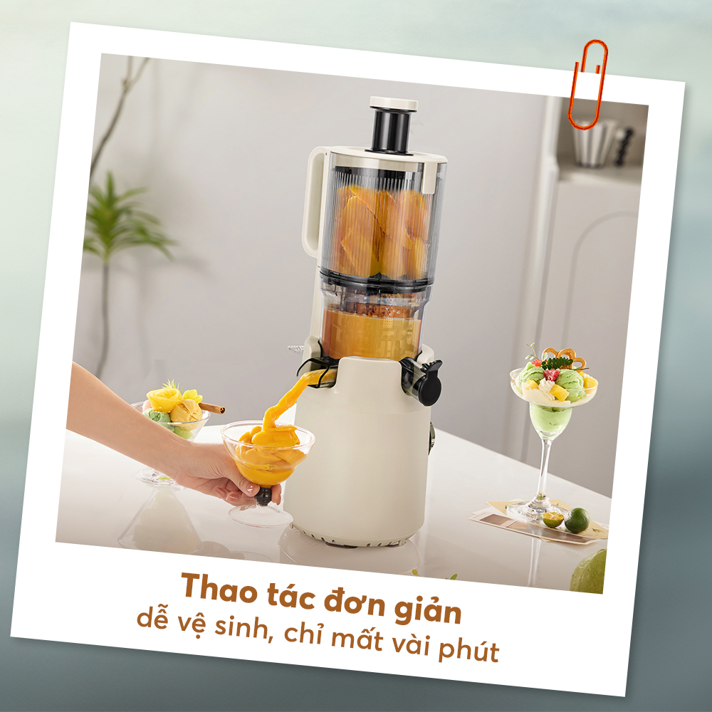 Làm Kem Với Máy ép Chậm Jee9284 05
