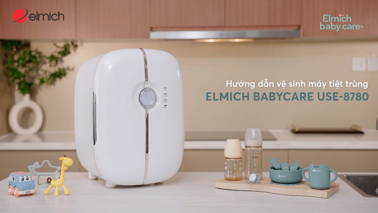 Hướng dẫn vệ sinh máy tiệt trùng Elmich Babycare USE-8780