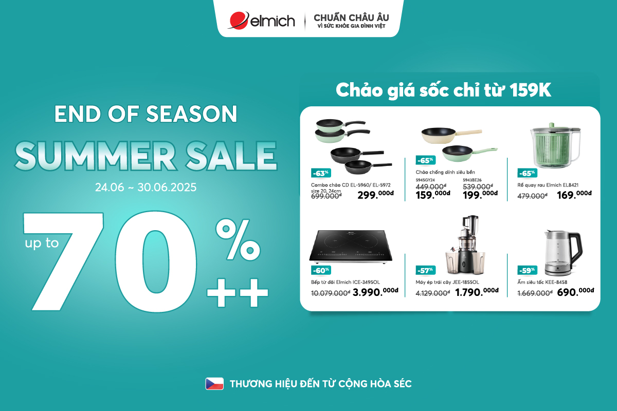 [Showroom Elmich toàn quốc] END OF SEASON – SUMMER SALE