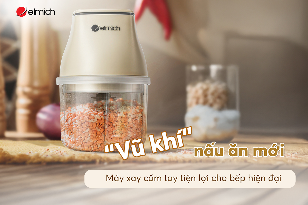 “Vũ khí” nấu ăn mới – Máy xay cầm tay tiện lợi cho bếp hiện đại