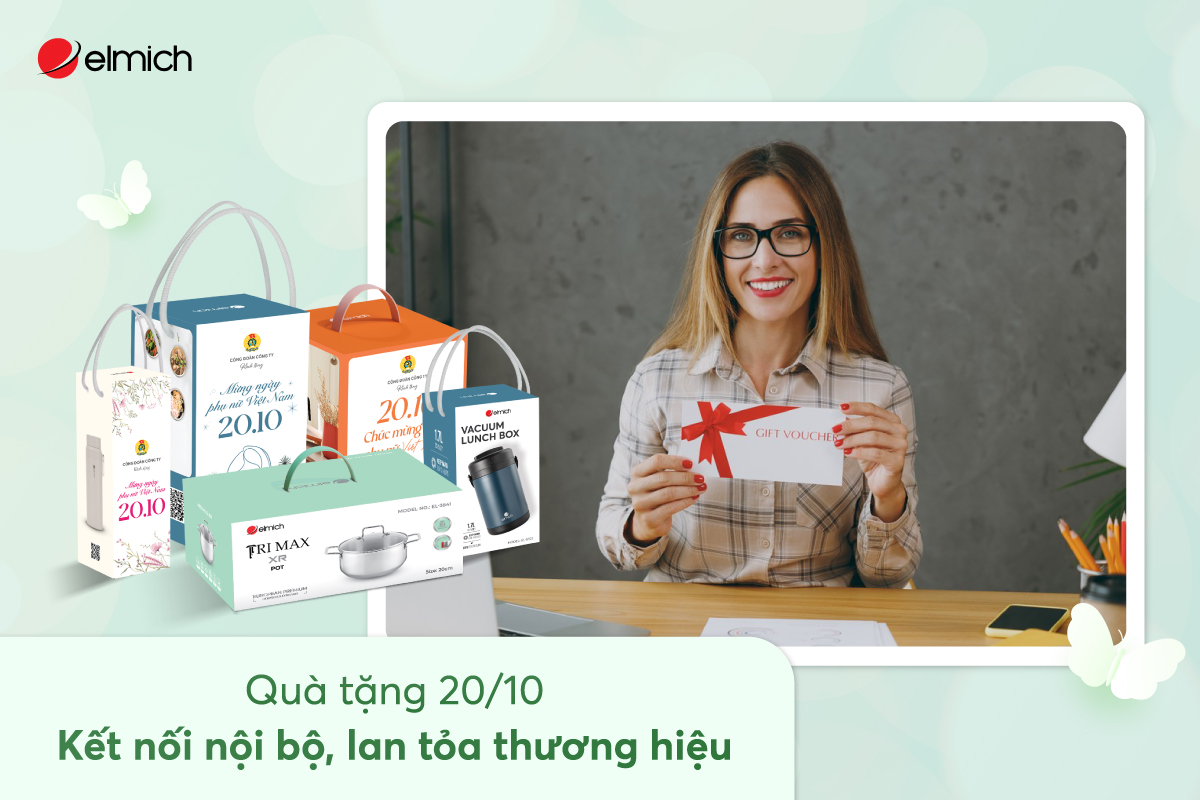 Quà tặng 20/10 – Kết nối nội bộ, lan tỏa thương hiệu