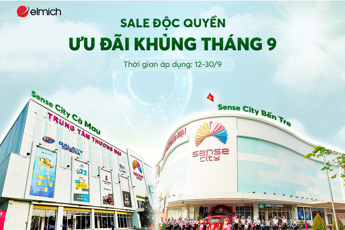[Showroom Sense City Bến Tre – Sense City Cà Mau] SALE ĐỘC QUYỀN – ƯU ĐÃI KHỦNG THÁNG 9
