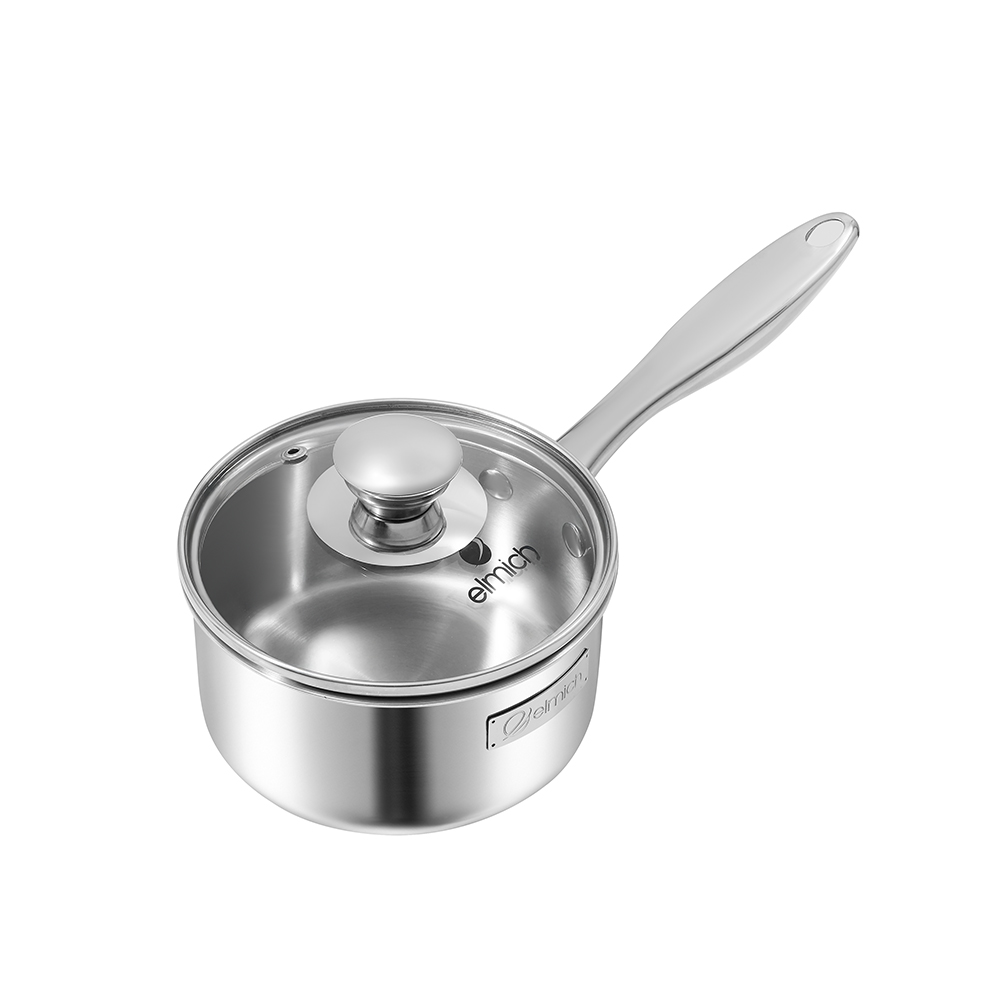 Quánh inox liền khối Elmich Trimax Napoli EL2538IN14 size 14cm
