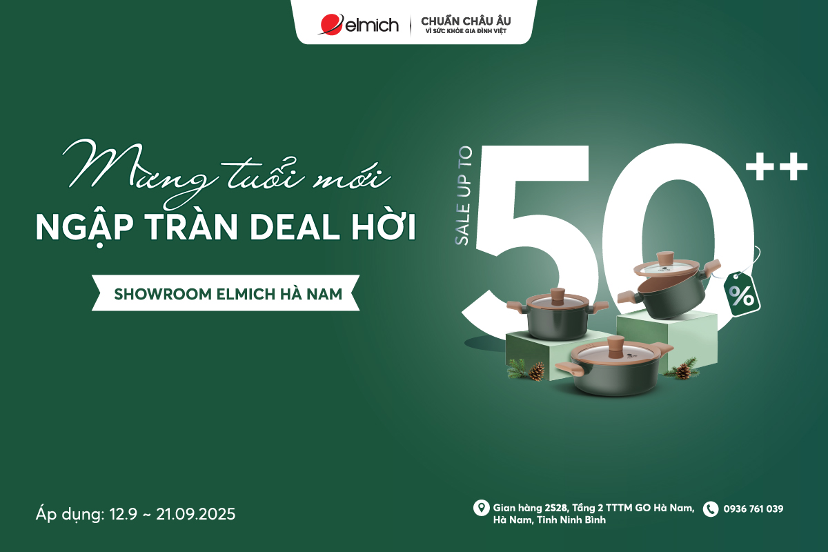 [Elmich Go! Hà Nam] Sinh nhật rực rỡ – Deal đỉnh bất ngờ