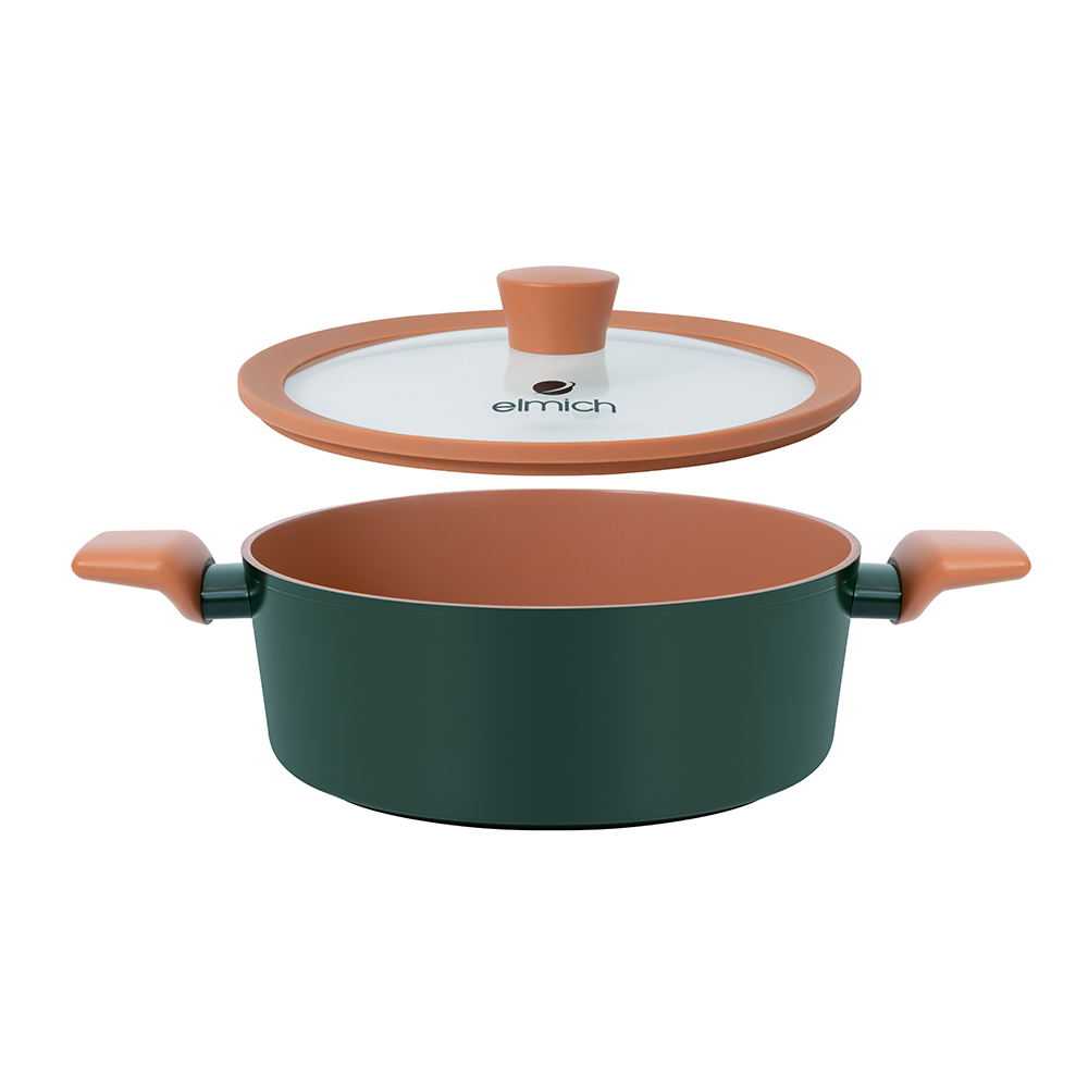 Nồi chống dính ceramic Elmich Harmony EL5540PT24 Size 24cm