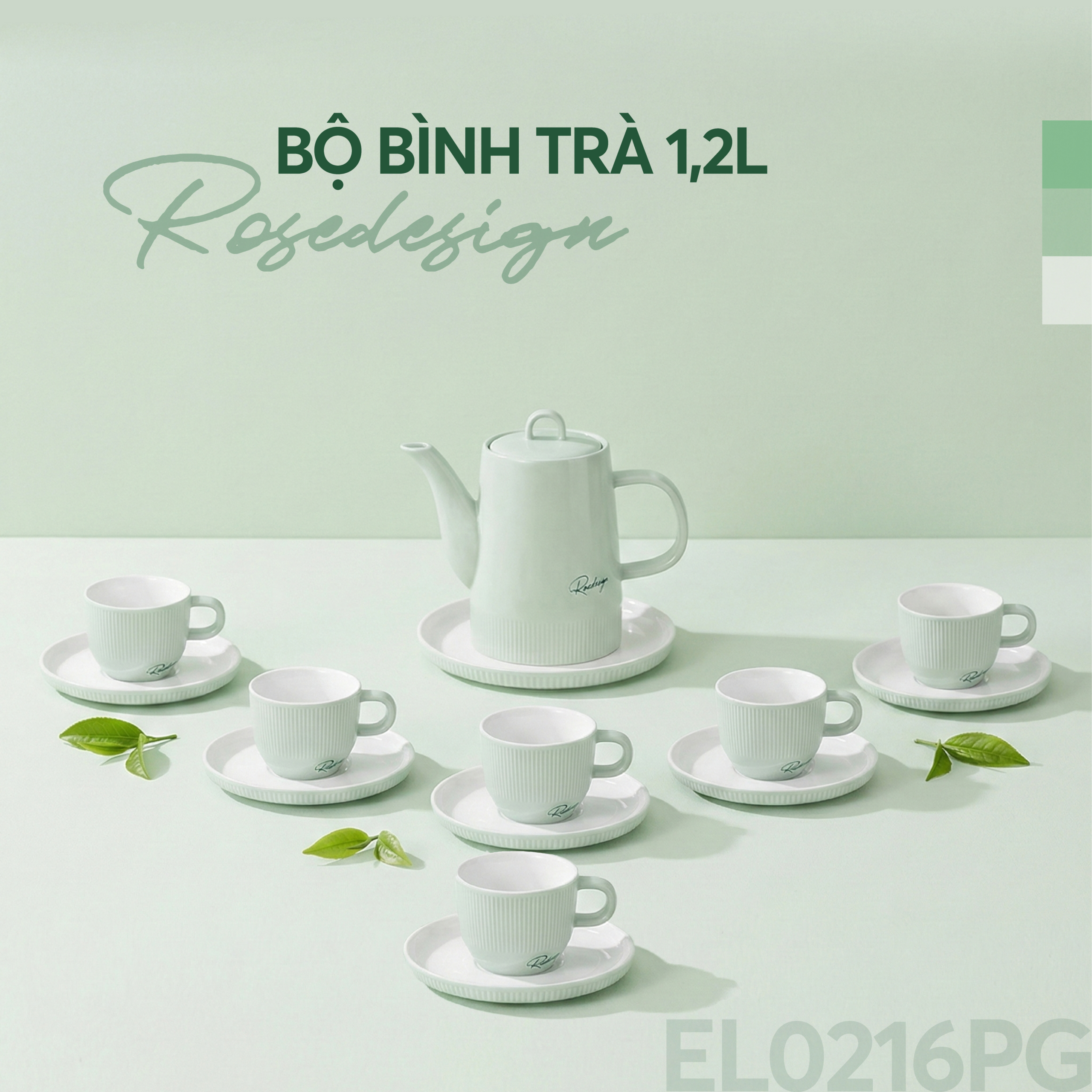 0216pg Bộ ấm Trà 07