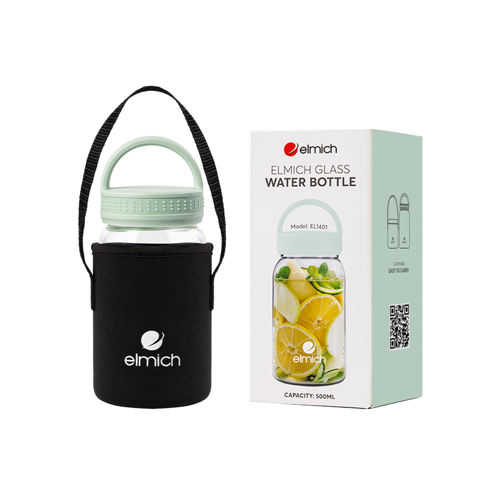 Bình nước thủy tinh Elmich EL1401 dung tích 500ml