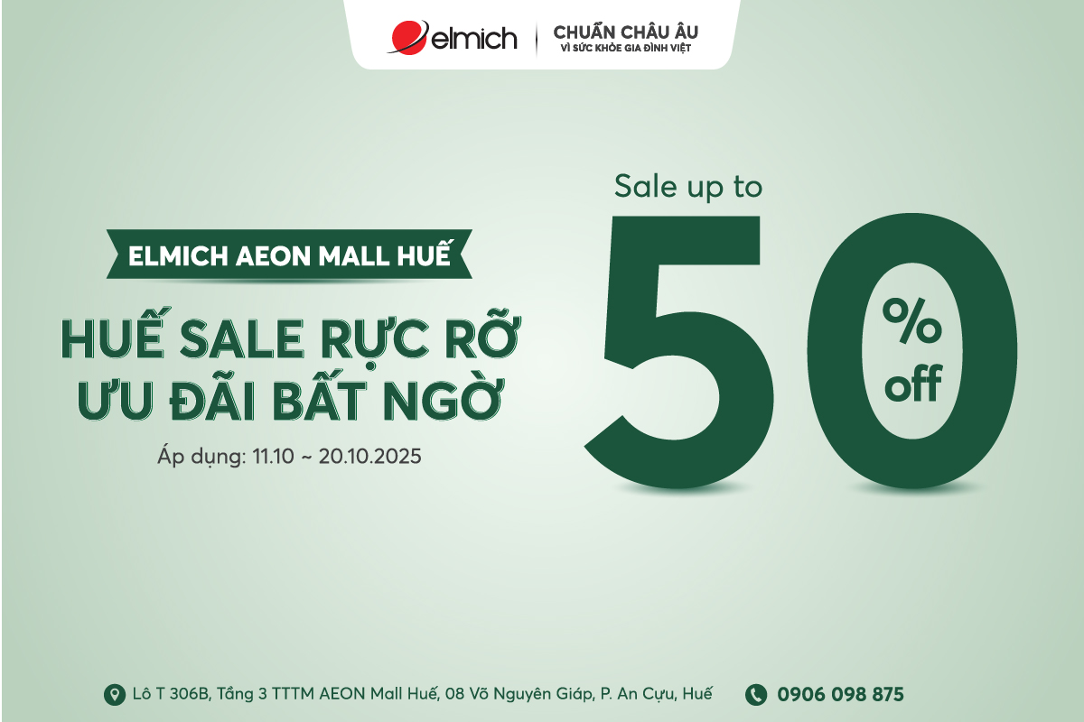 [ELMICH x AEON HUẾ] HUẾ SALE RỰC RỠ – ƯU ĐÃI BẤT NGỜ