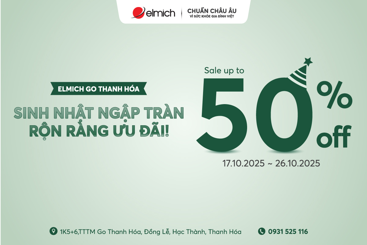 [ELMICH GO! THANH HÓA] Sinh nhật ngập tràn – Rộn ràng ưu đãi khủng