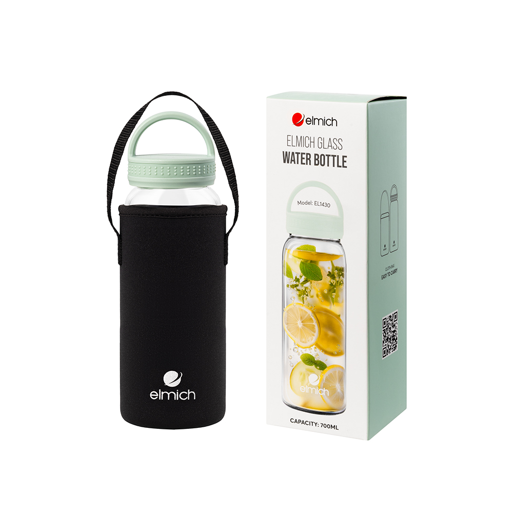 Bình nước thủy tinh Elmich EL1430 dung tích 700ml